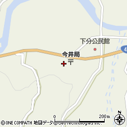 徳島県名西郡神山町下分今井135周辺の地図