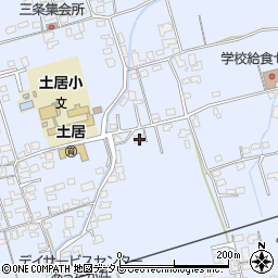 愛媛県四国中央市土居町土居536周辺の地図