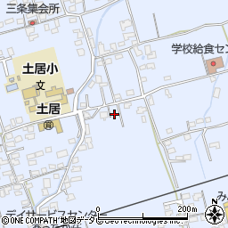 愛媛県四国中央市土居町土居537周辺の地図