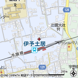 愛媛県四国中央市土居町土居144周辺の地図