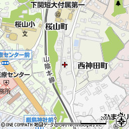 山口県下関市桜山町3-5周辺の地図