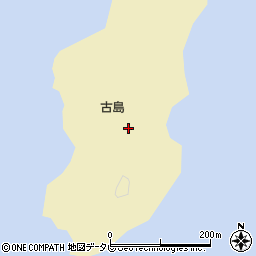 古島周辺の地図