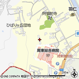 山口県柳井市古開作1036周辺の地図