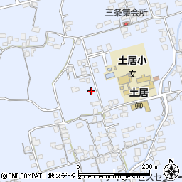 愛媛県四国中央市土居町土居1496周辺の地図