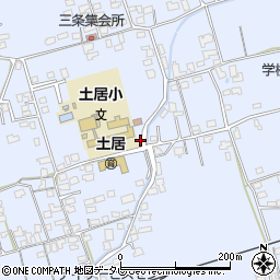 愛媛県四国中央市土居町土居1581周辺の地図