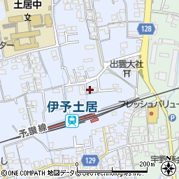 愛媛県四国中央市土居町土居122周辺の地図