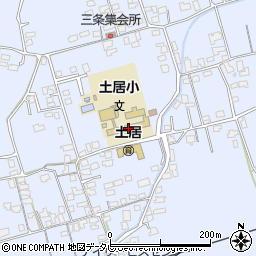 愛媛県四国中央市土居町土居1580周辺の地図