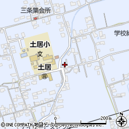 愛媛県四国中央市土居町土居521周辺の地図