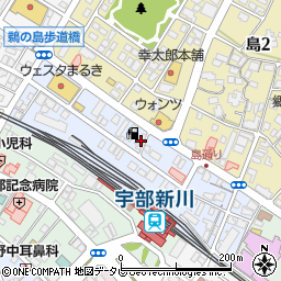 長門自動車周辺の地図