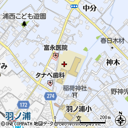 徳島県立富岡東高等学校羽ノ浦校周辺の地図