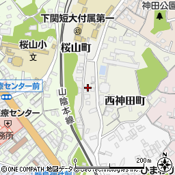 山口県下関市桜山町3周辺の地図