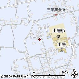 愛媛県四国中央市土居町土居1495周辺の地図