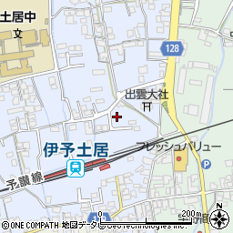愛媛県四国中央市土居町土居119周辺の地図