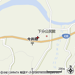 徳島県名西郡神山町下分今井133周辺の地図