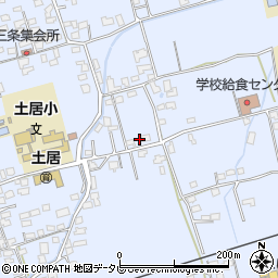 愛媛県四国中央市土居町土居517周辺の地図