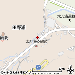 福岡県北九州市門司区田野浦1116-3周辺の地図