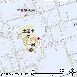 愛媛県四国中央市土居町土居1582周辺の地図