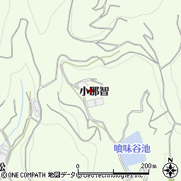 徳島県小松島市櫛渕町小那智周辺の地図