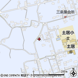 愛媛県四国中央市土居町土居1466周辺の地図