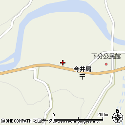 徳島県名西郡神山町下分今井147周辺の地図
