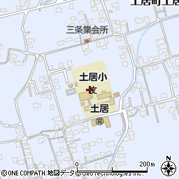 愛媛県四国中央市土居町土居1563周辺の地図
