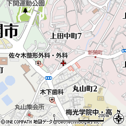 下関丸山郵便局周辺の地図