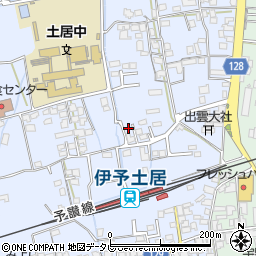 愛媛県四国中央市土居町土居175周辺の地図