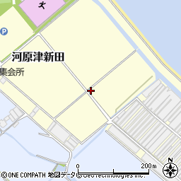 愛媛県西条市河原津新田69周辺の地図