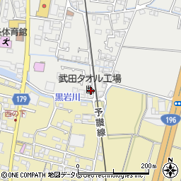 武田タオル工場周辺の地図
