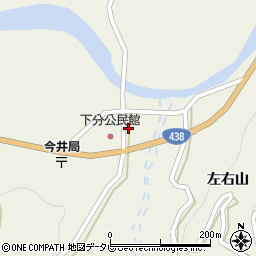 徳島県名西郡神山町下分今井110-5周辺の地図