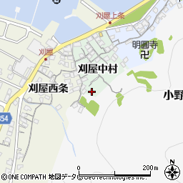 山口県山陽小野田市刈屋中村1926周辺の地図