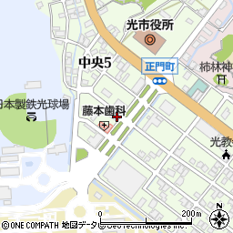 大栄株式会社　光営業所周辺の地図