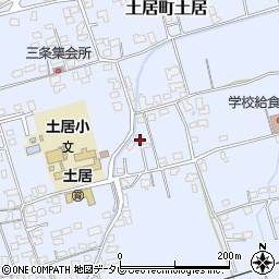 愛媛県四国中央市土居町土居509周辺の地図