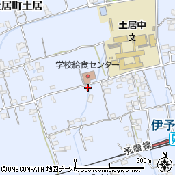 愛媛県四国中央市土居町土居410周辺の地図
