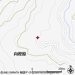 徳島県美馬市木屋平向樫原32周辺の地図