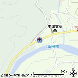 和歌山県日高郡日高川町高津尾4周辺の地図