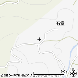 徳島県名西郡神山町神領石堂周辺の地図