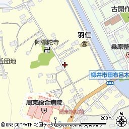 山口県柳井市古開作964周辺の地図