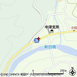 和歌山県日高郡日高川町高津尾4-1周辺の地図