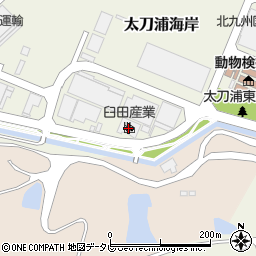 臼田産業周辺の地図
