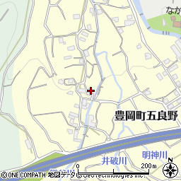 愛媛県四国中央市豊岡町五良野254周辺の地図