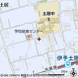 愛媛県四国中央市土居町土居608周辺の地図