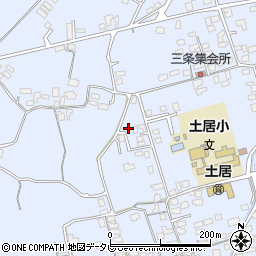 愛媛県四国中央市土居町土居1490周辺の地図