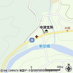 和歌山県日高郡日高川町高津尾16-3周辺の地図