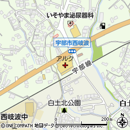 山口県宇部市西岐波山村前1560周辺の地図