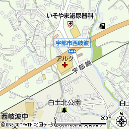 笹山クリーニング有限会社　アルク西岐波支店周辺の地図