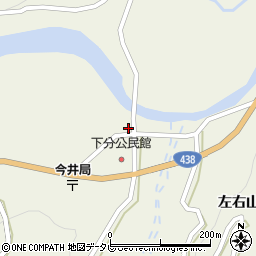 徳島県名西郡神山町下分今井95周辺の地図