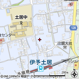 愛媛県四国中央市土居町土居185周辺の地図