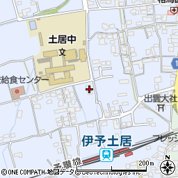 愛媛県四国中央市土居町土居171周辺の地図
