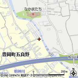 愛媛県四国中央市豊岡町五良野43周辺の地図